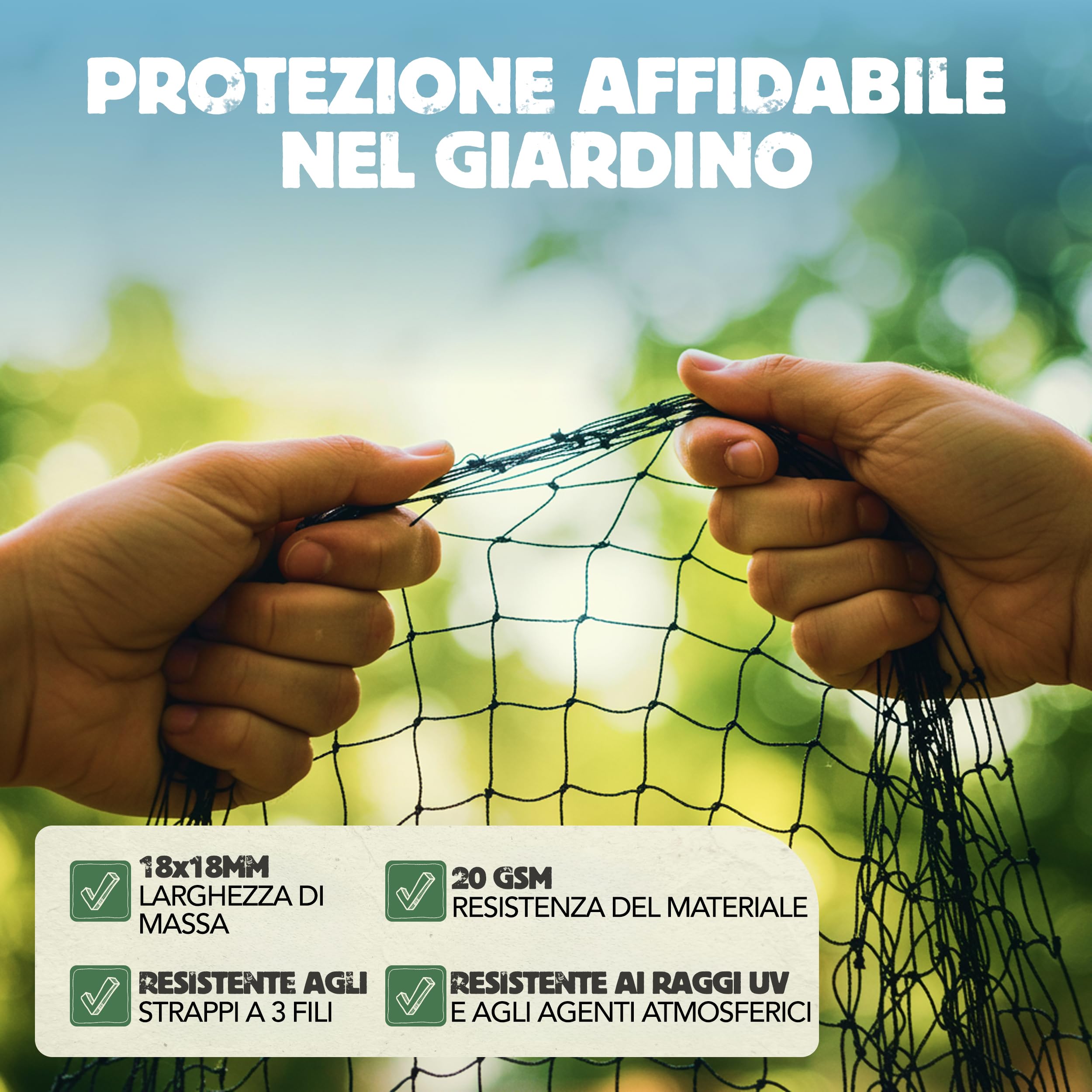 LAINFELD Rete per laghetto a maglia fine, 2 x 5 m, resistente alle intemperie e ai raggi UV, a maglia fine per uccelli, per balsamo, contro piccioni e aironi