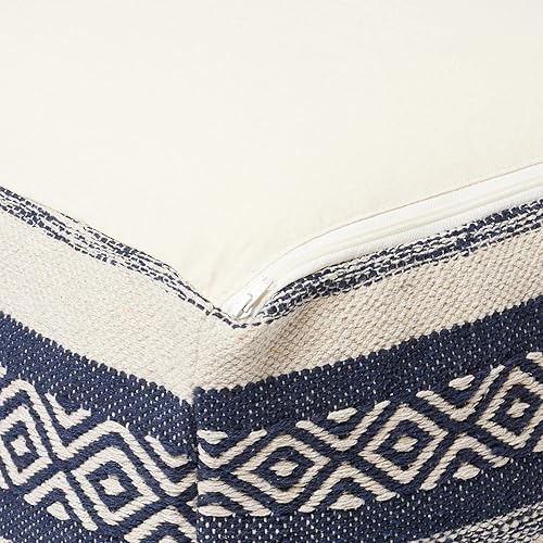 Miniatura 96 de REDEARTH · Puf otomano sin rellenos, con textura, cubo de almacenamiento, puf, reposapiés para sala de estar, dormitorio, guardería, habitación de