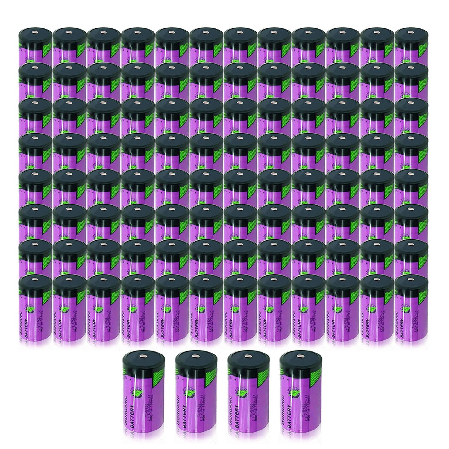 DZYZWSGFCLJX *[100 Pack] TL-5930 3.6V 19000mAh Lithium Battery for Tadiran TL-5930 Series Size D Battery, ER34615, TL-5930/s, Non-Rechargeable
