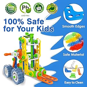 MOONTOY 12 in 1 STEM Toys for 4 5 6 7 8+ Year Old Boy Gifts, 152 PCS Educational Building Toys for Kids Ages 4-8 5-7 8-12, Building Blocks Stem Kits Activities Construction Toy for Boys Birthday Gifts