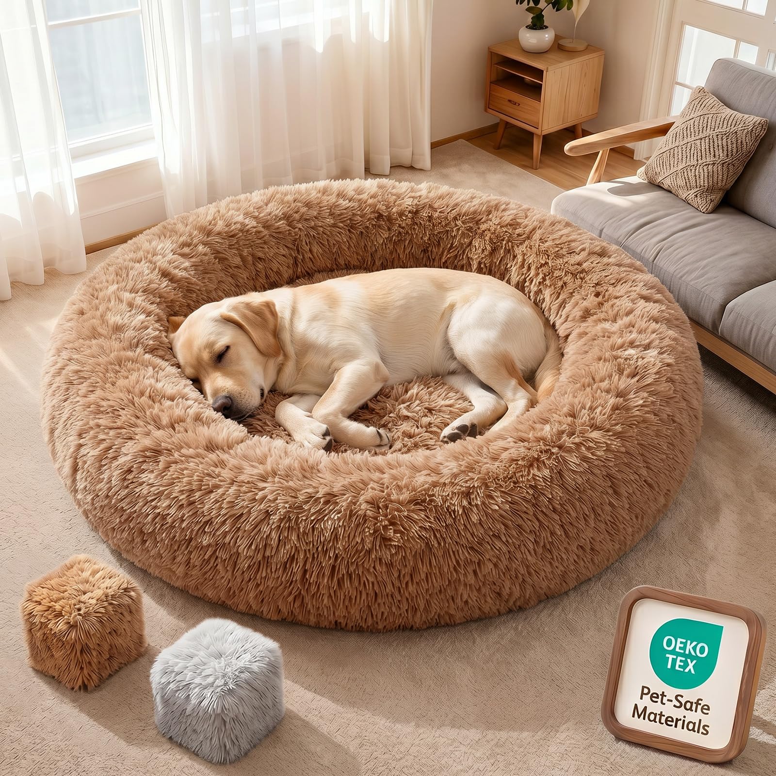 hush bone Donut XXXL Dog Bed