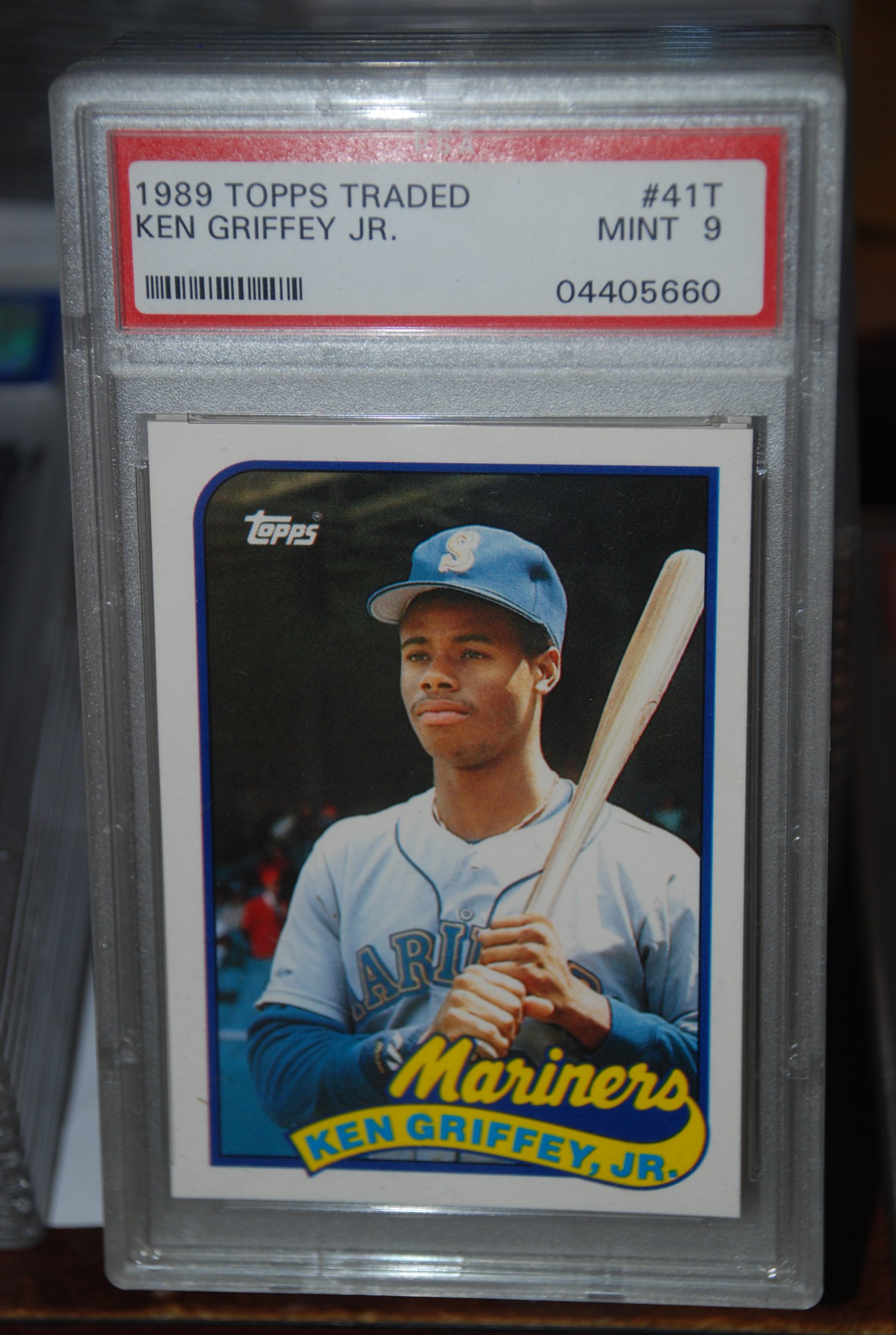 その他 Ken Griffey Jr RC 1989 Topps Traded Tiff Ken Griffey Jr. 1989 Topps Traded Tiffany RC Mariners PSA 7