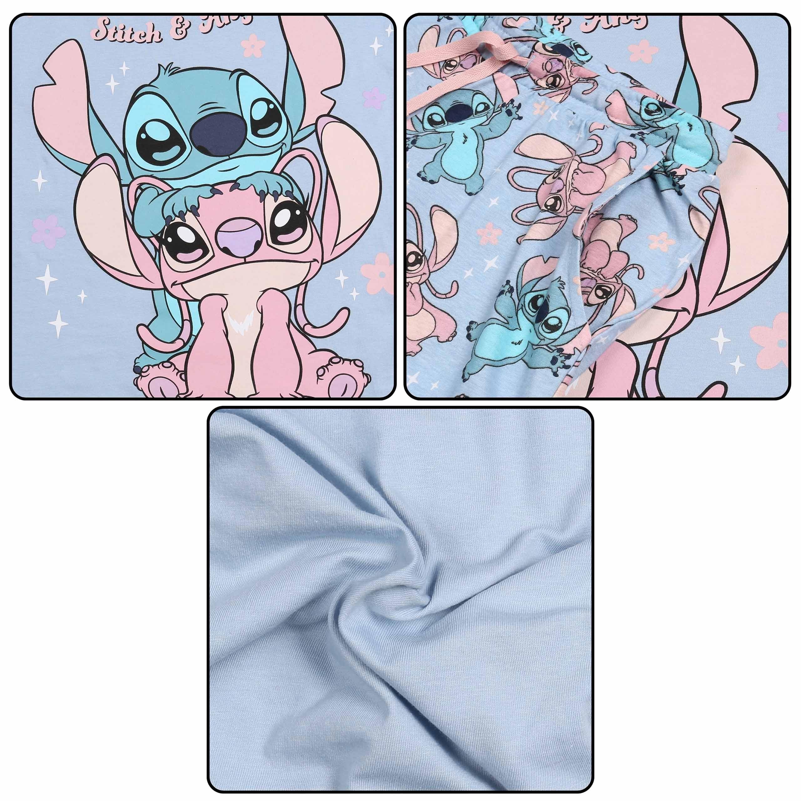 Disney Pigiama da Donna, Pigiama Estivo a Due Pezzi con Spalline, 100% Cotone Oeko-Tex