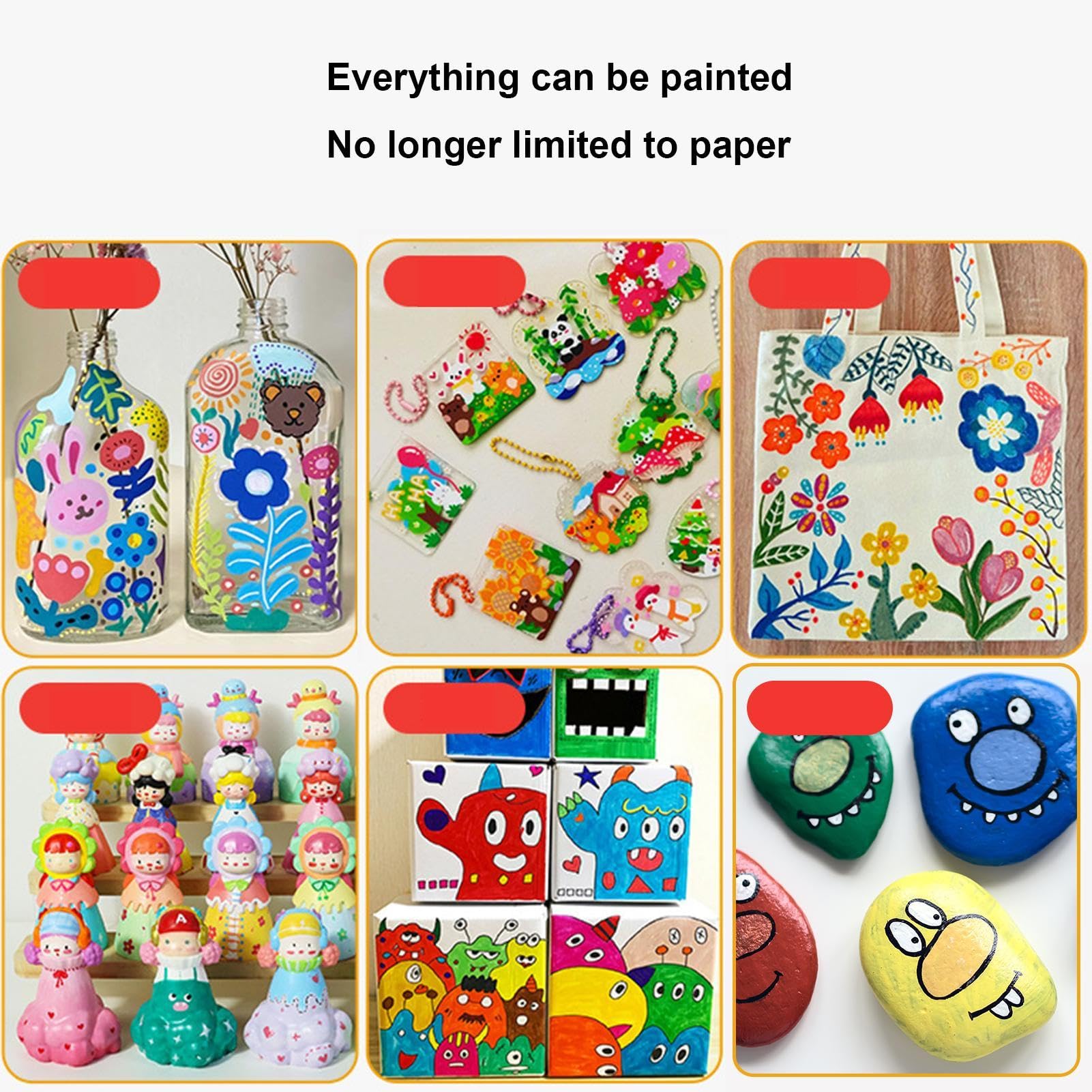 Marker-Set für Kinder, Kunstmarker, Malmarker-Set, waschbare Marker | Zeichenmarker, Malmarker, Kunstbedarf für Kinder, tragbares Marker-Set, Bastelmarker für Kinder