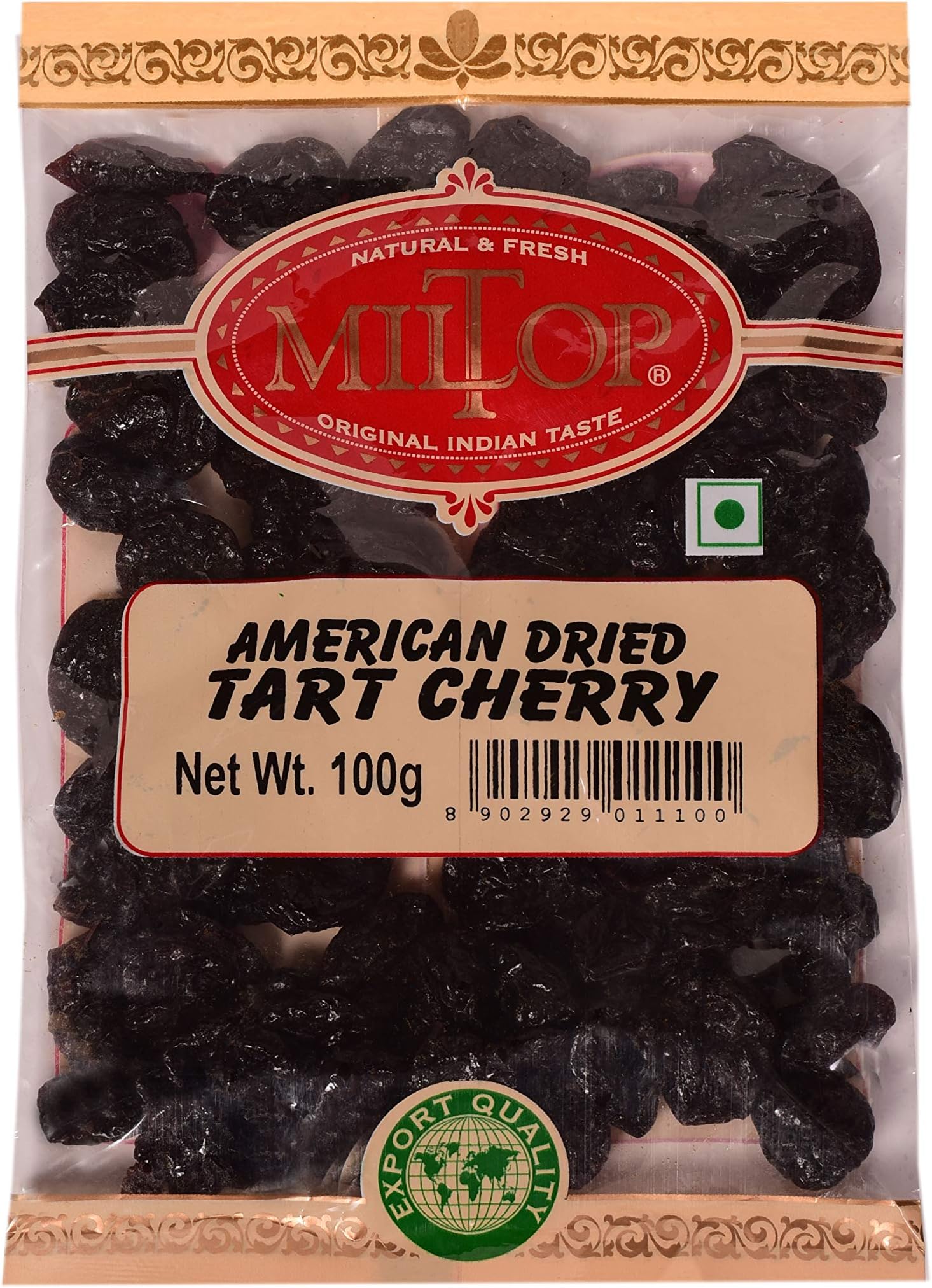 Miltop American Dried Tart Cherry, 100 g