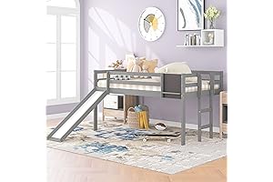 LostCat Junior Loft Bed with Slide