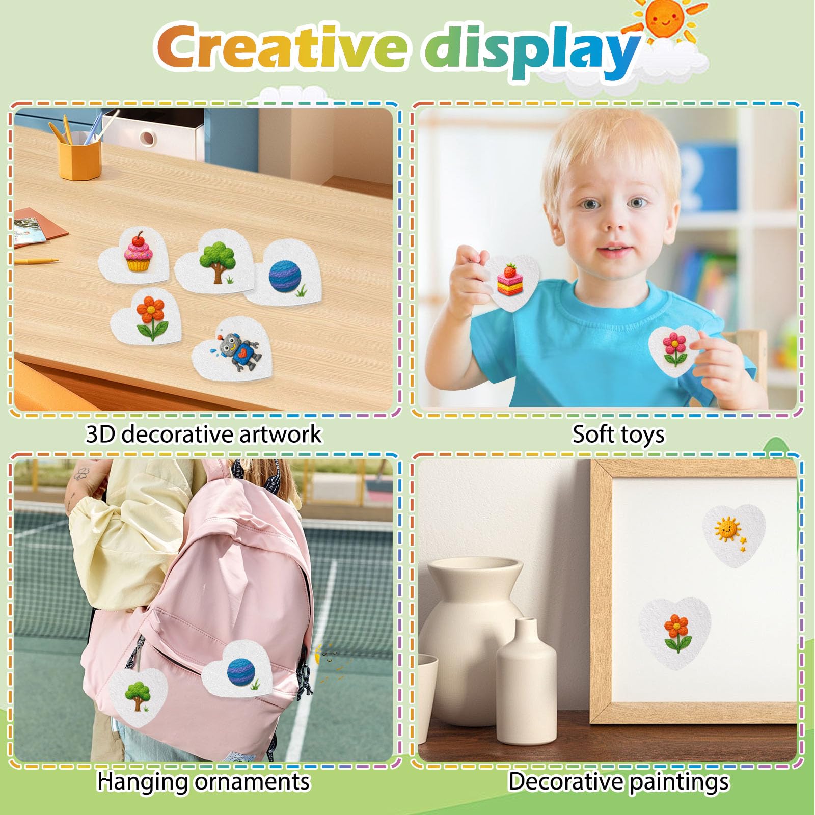 Paasei Schilderset voor Kinderen - Multi Kleur (H:6cm x B:5cm x L:5cm