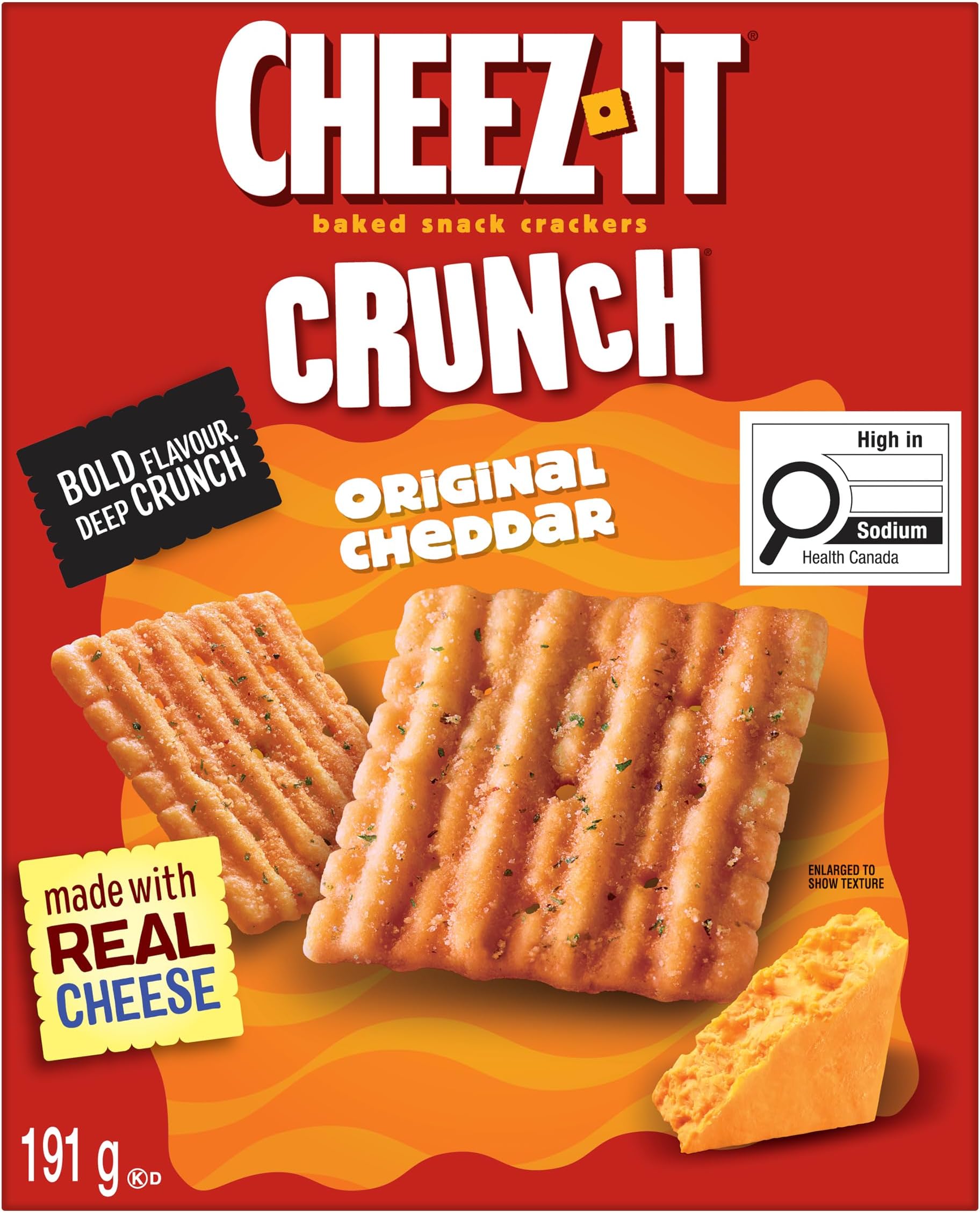 Cheez It Crunch Original Cheddar Crackers 191g