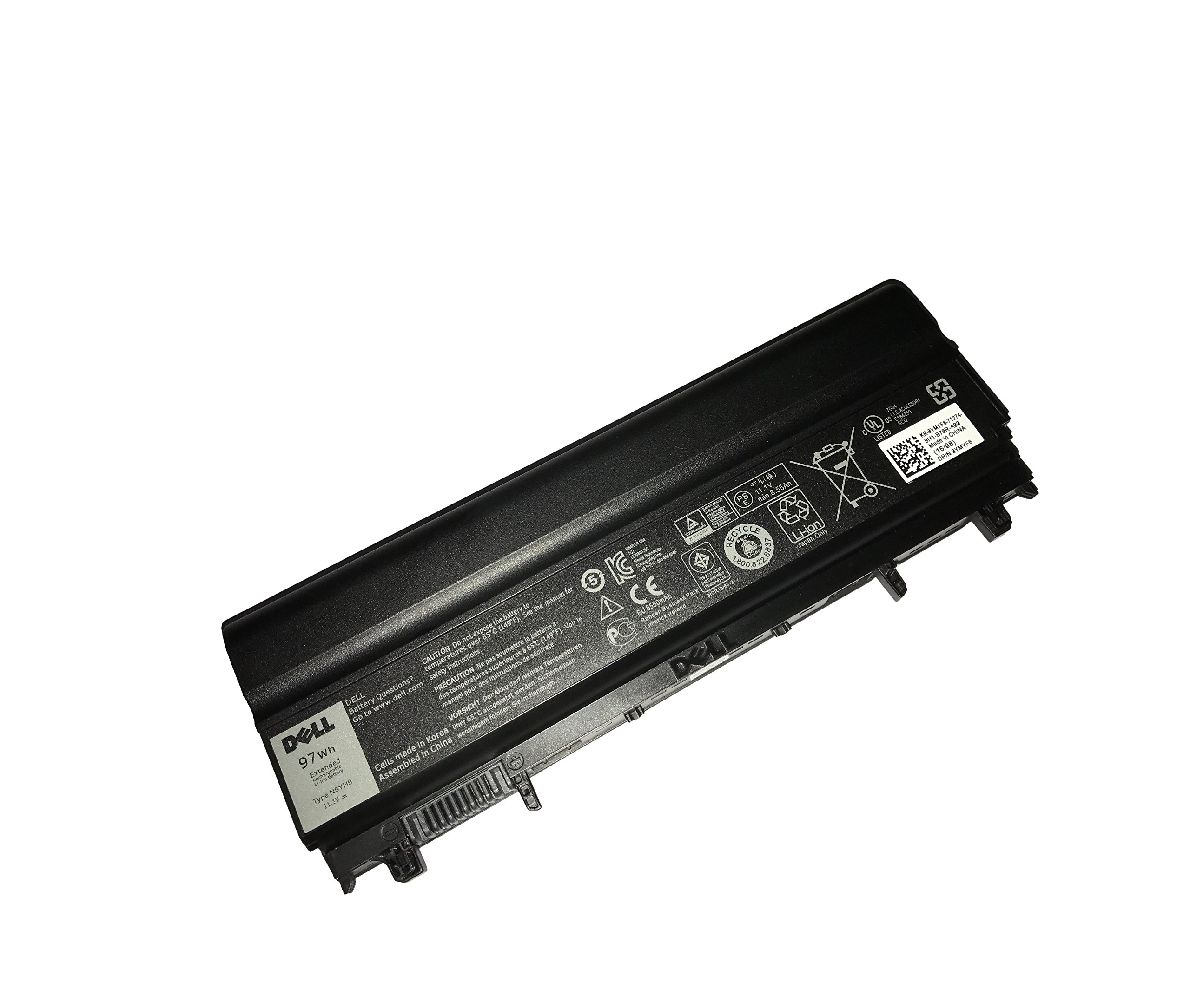 DELL 11.1V 97WH 9-Cell Primary Battery for Dell Latitude E5440 E5540 Laptops P/N: N5YH9 P2NCW 451-BB