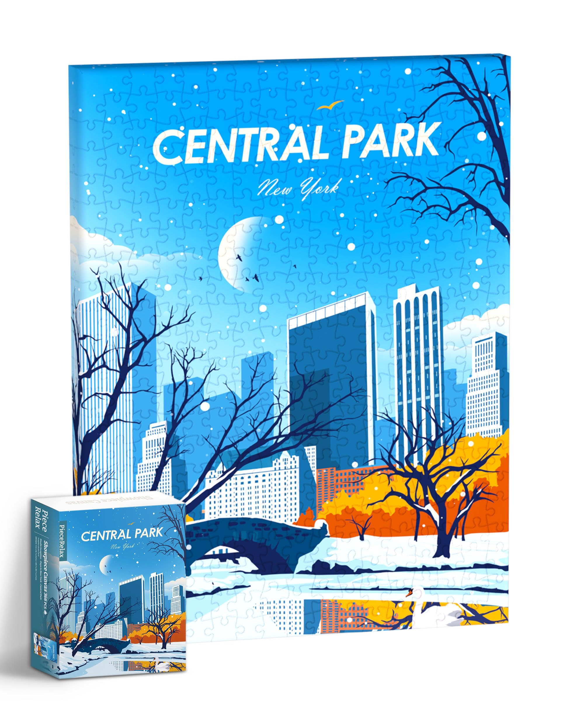 PieceRelax Canvas Wall Art Puzzles for Adults, Studio Inception_Days in New York