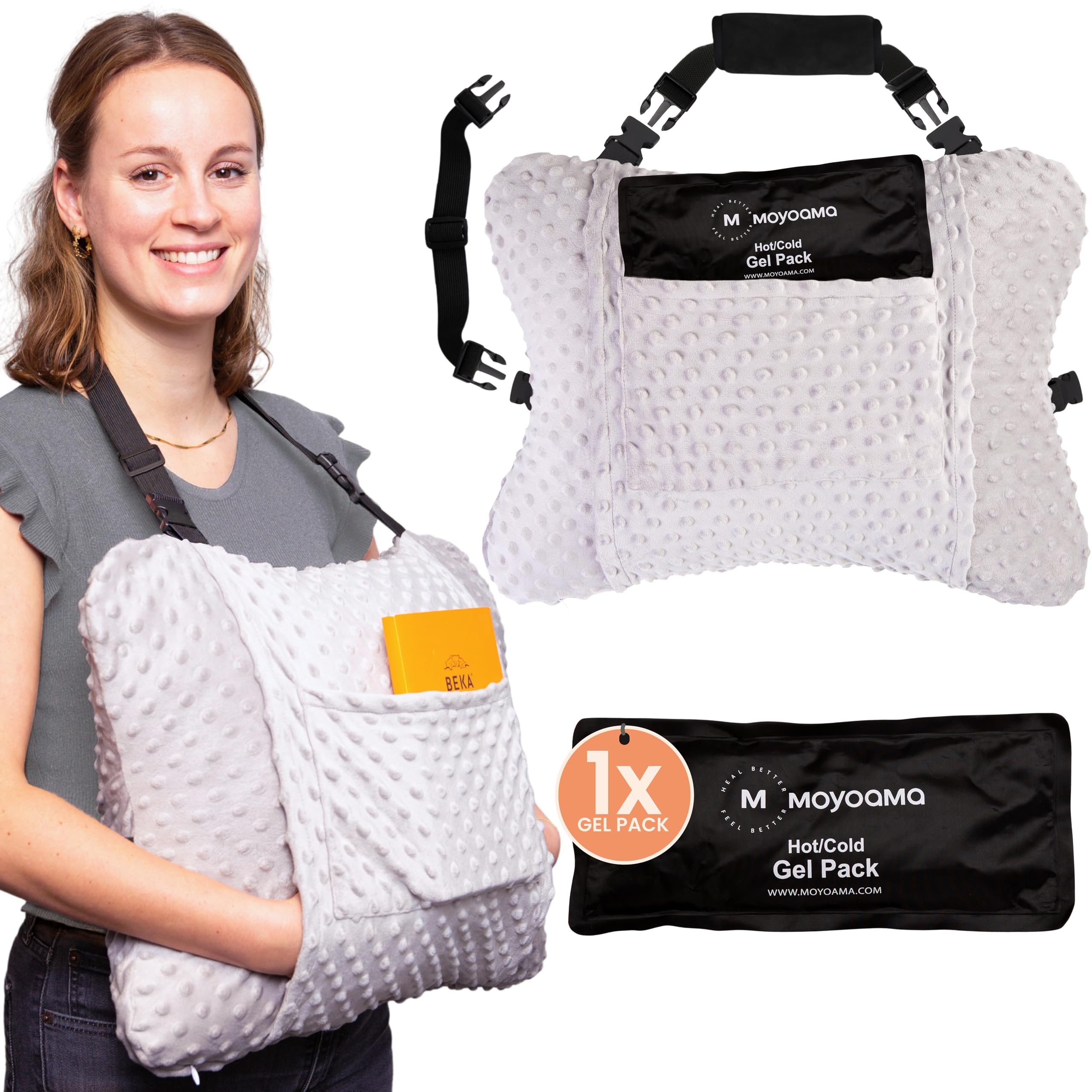 MOYOAMA Cuddle Lounger Hysterectomy Pillow with Straps