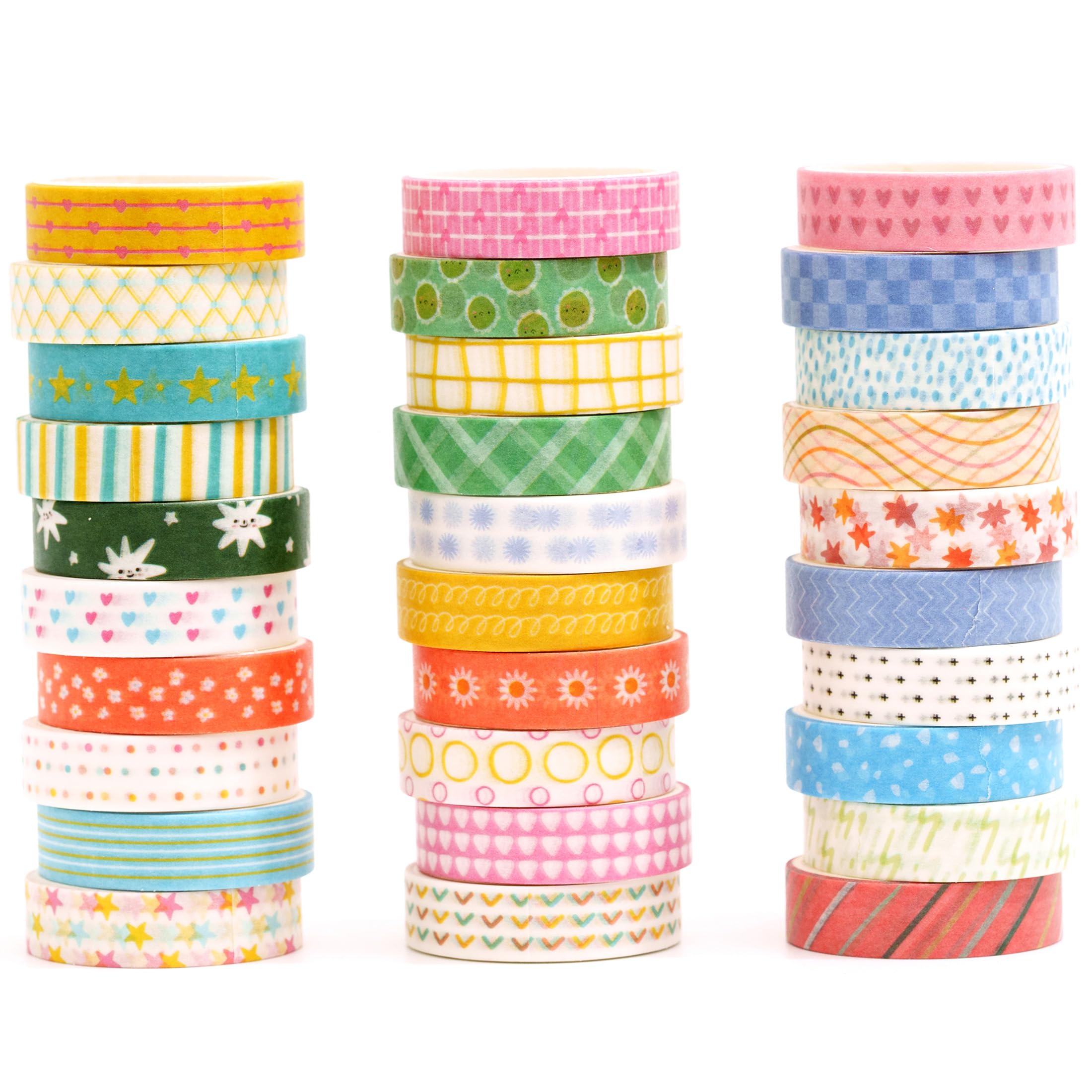 20 rouleaux Washi Tape Set