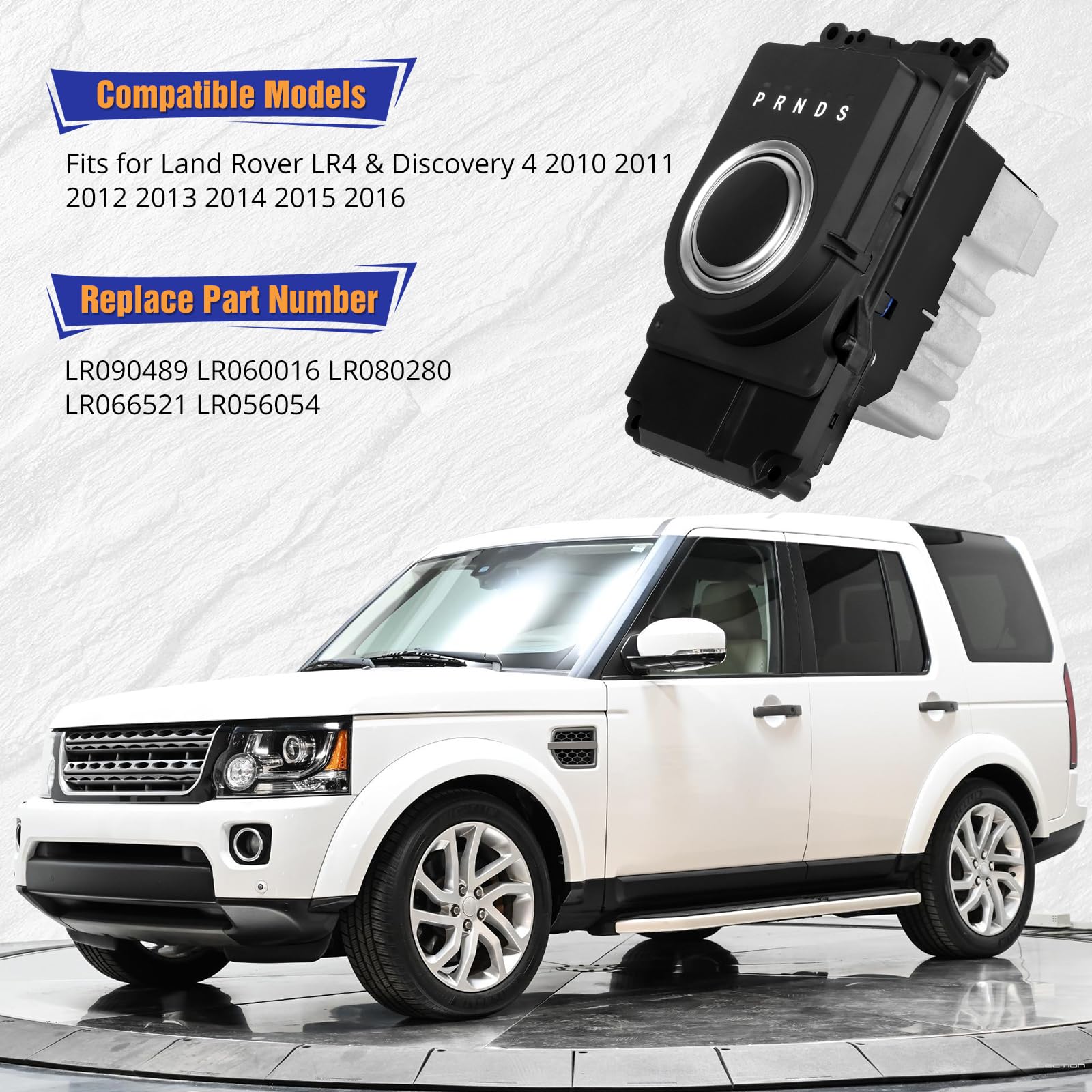 KAKSEY LR090489 Gearbox Transfer Shift Control Module, Compatible with Land Rover LR4 Discovery 4 2010-2016, Gear Box Shifter Panel Replace LR060016 LR080280 LR066521 LR056054