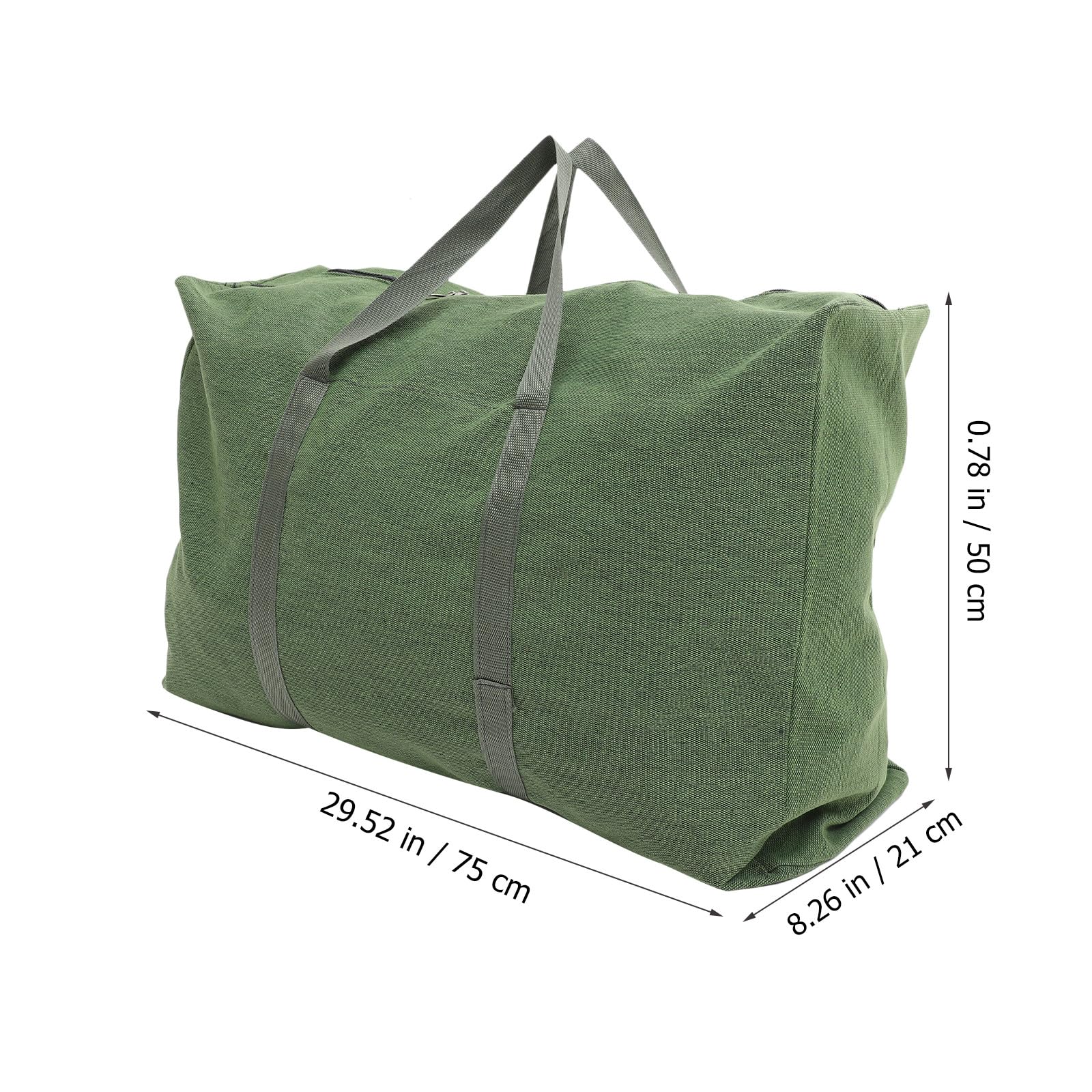 TOYANDONA Borsa Grande per Bagagli in Tela Canvas Manici, Capacità Extra Large per Back To School Party e Viaggi, Resistente e Funzionale Colore Casuale