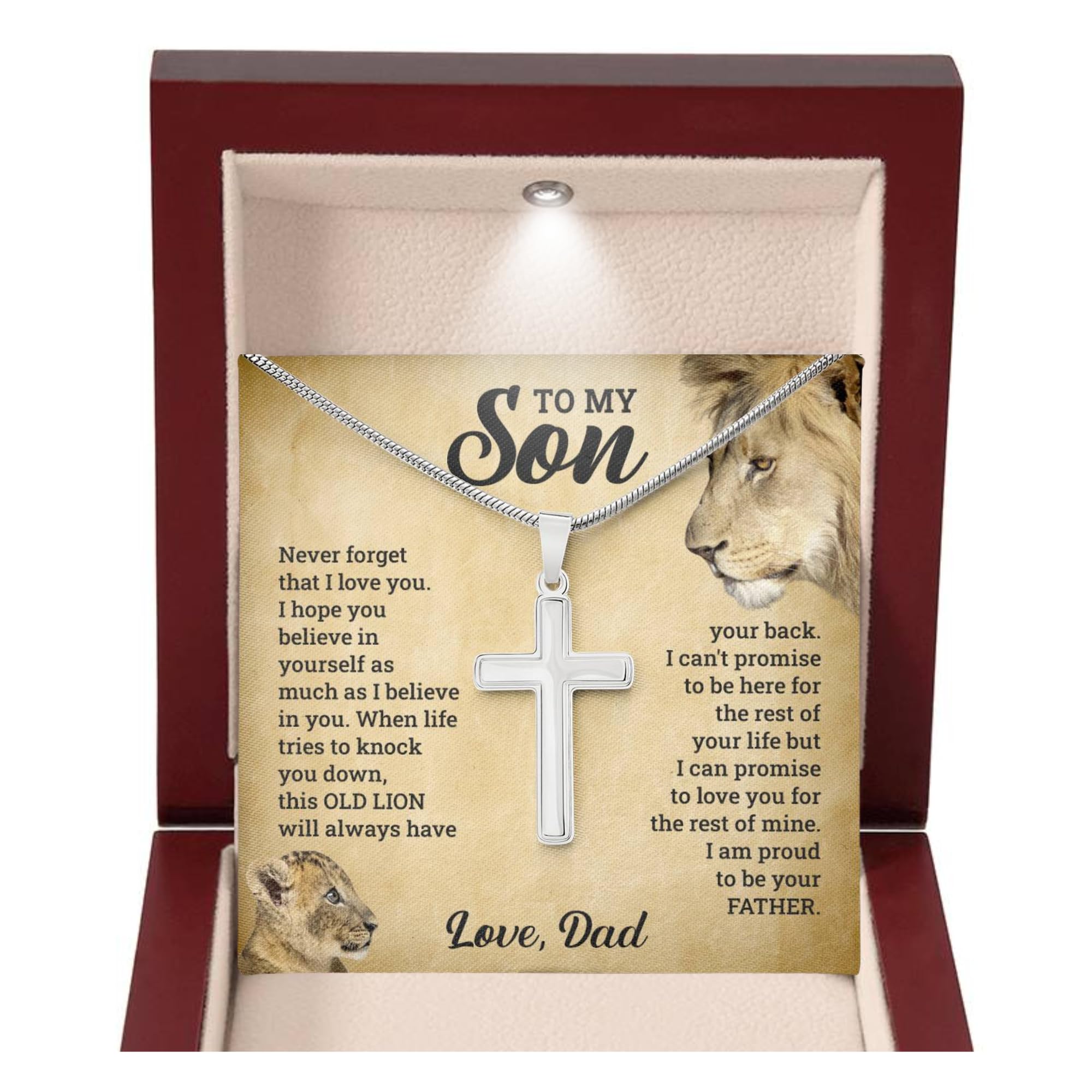 FG Mall Cross Necklace