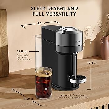 Amazon.com: Nespresso Vertuo Next Deluxe Coffee and Espresso Maker