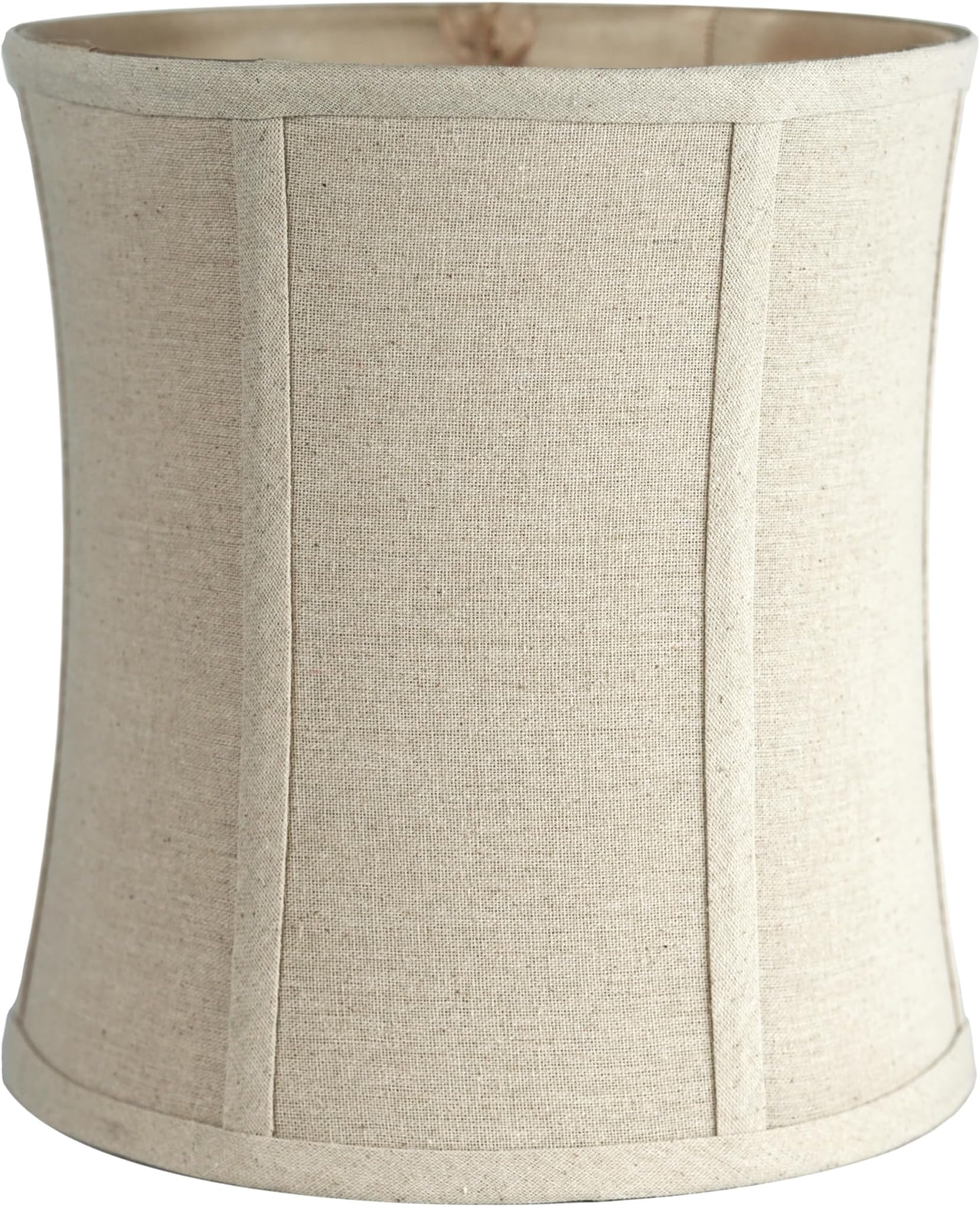 Ivory Deep Drum Lamp Shade 9x9.5x10 (Spider)