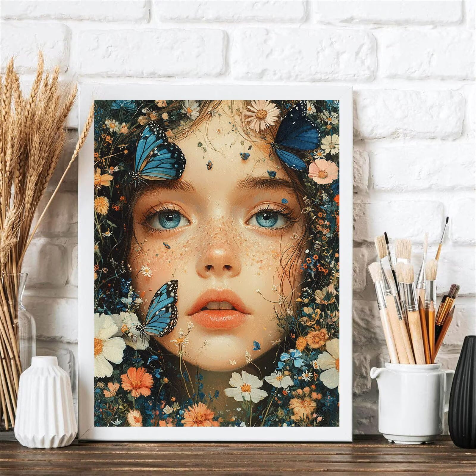 Diamentowe artystyczne zestawy do malowania diamentowego, 5D, DIY, kwiatowe, artystyczne, dla dorosłych, rękodzieło, pełne zestawy artystyczne, haft krzyżykowy z diamentowymi akcesoriami, do dekoracji