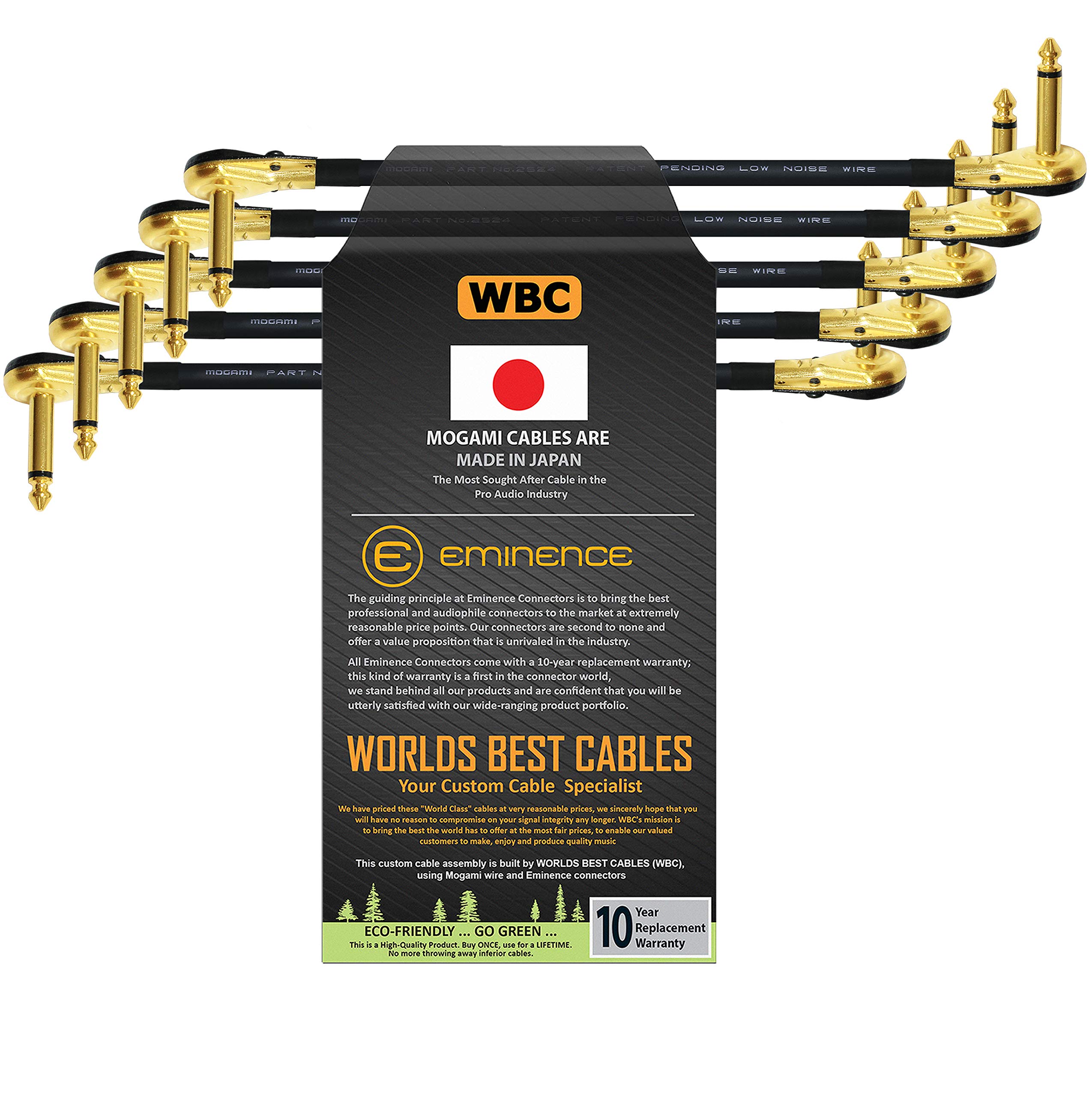 Buy WORLDS BEST CABLES 5 Units 8 Inch SShaped Pedal, Effects