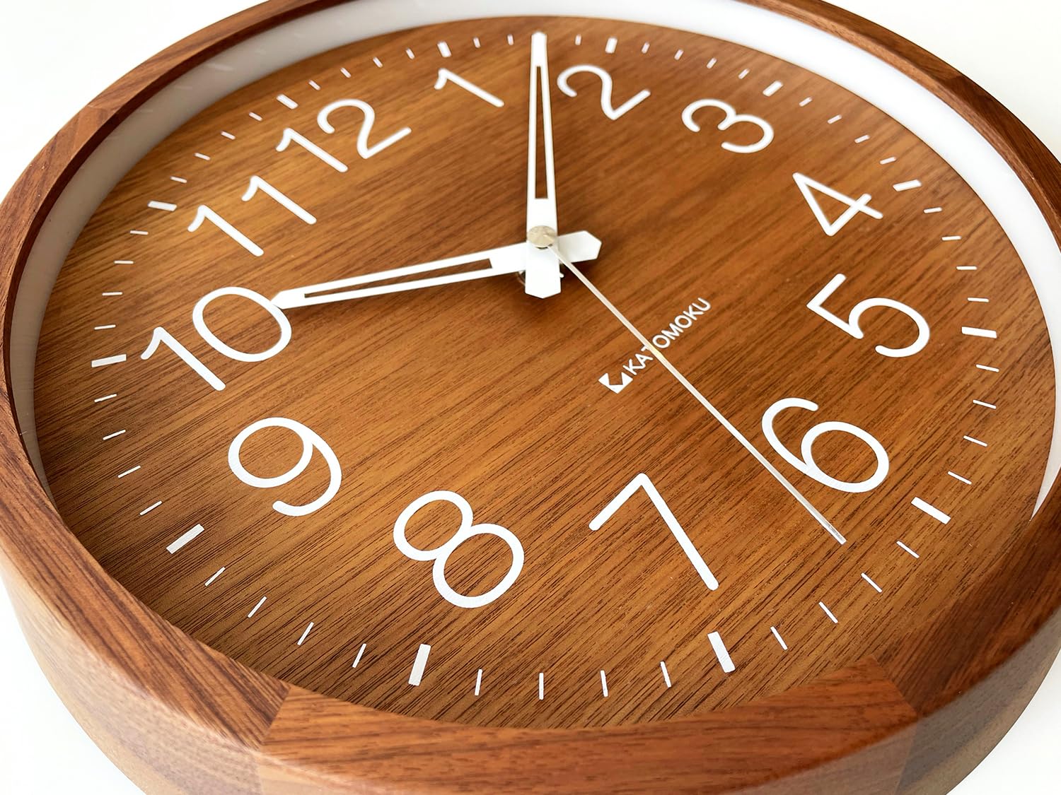 Amazon.co.jp: KATOMOKU muku clock 2 ウォールナット km-46WARC