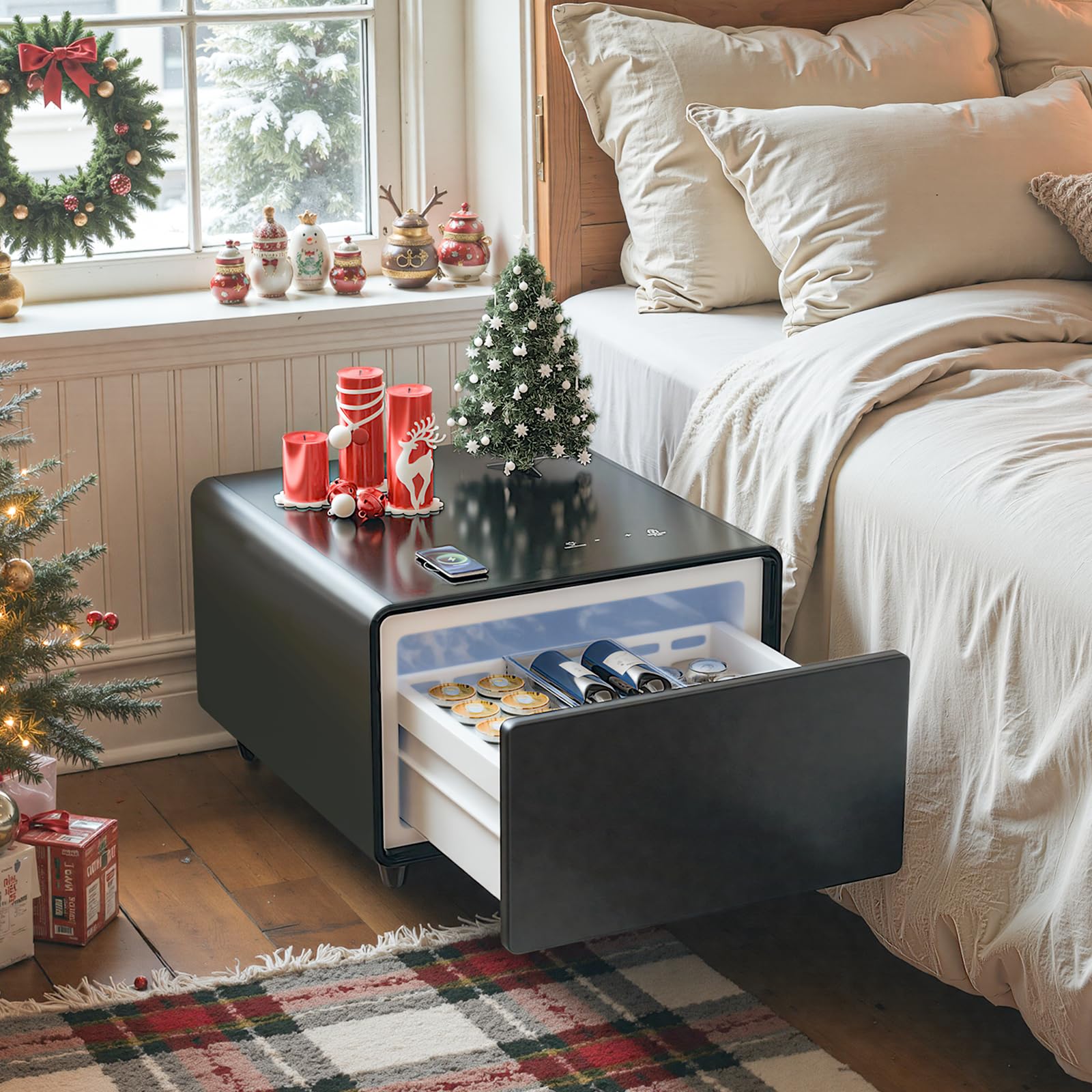 Amazon.com: LIVTAB Smart Side Table, Nightstand with Built in