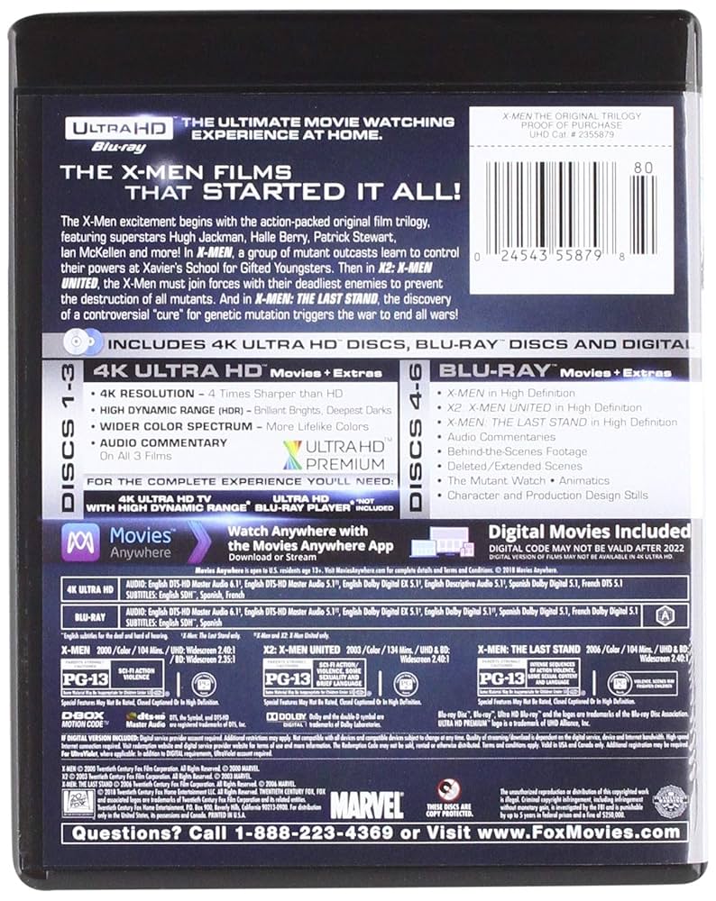 X-MEN 4K ULTRA HD トリロジーBOX〈9枚組〉 81qfsRm9acL._AC_UF894,