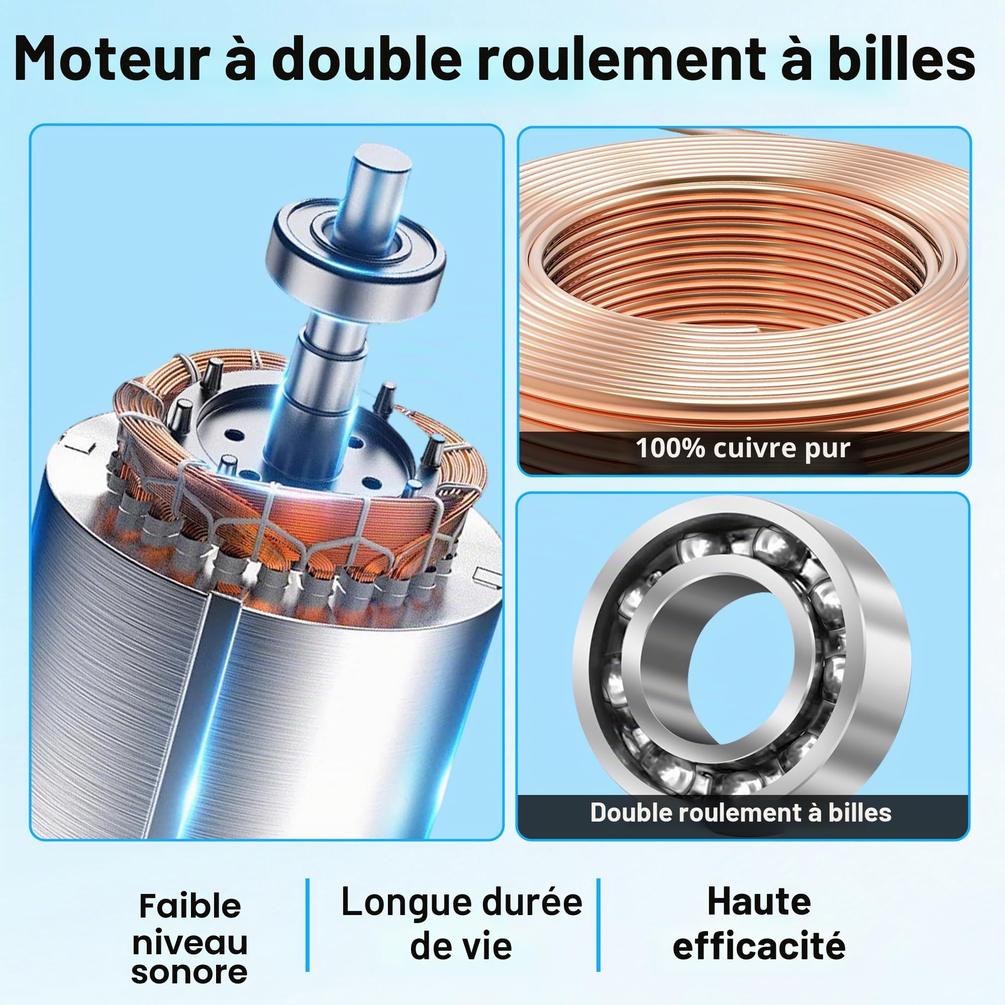 Aygrochy Ventilateur Extracteur d'Air 100mm Silencieux, VMC Salle de Bain avec Clapet Anti-Retour, Prise UE, Économe en Énergie, Pour Salle de Bain, Cuisine, Bureau, WC, Garage