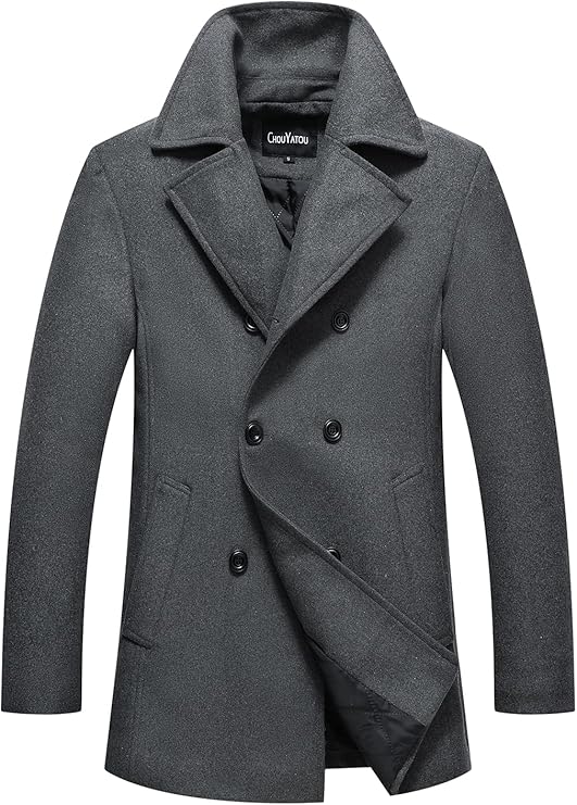 Chouyatou Men's Classic Coat | Amazon