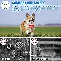 Vista 3 de Correa de Amarre para Perro - Cadena de Perro Resistente para Patio, Correa y Amarre al Aire Libre Azul/Morado/Verde/Rosa, 3.05/4.57/6.10/9.14Mts