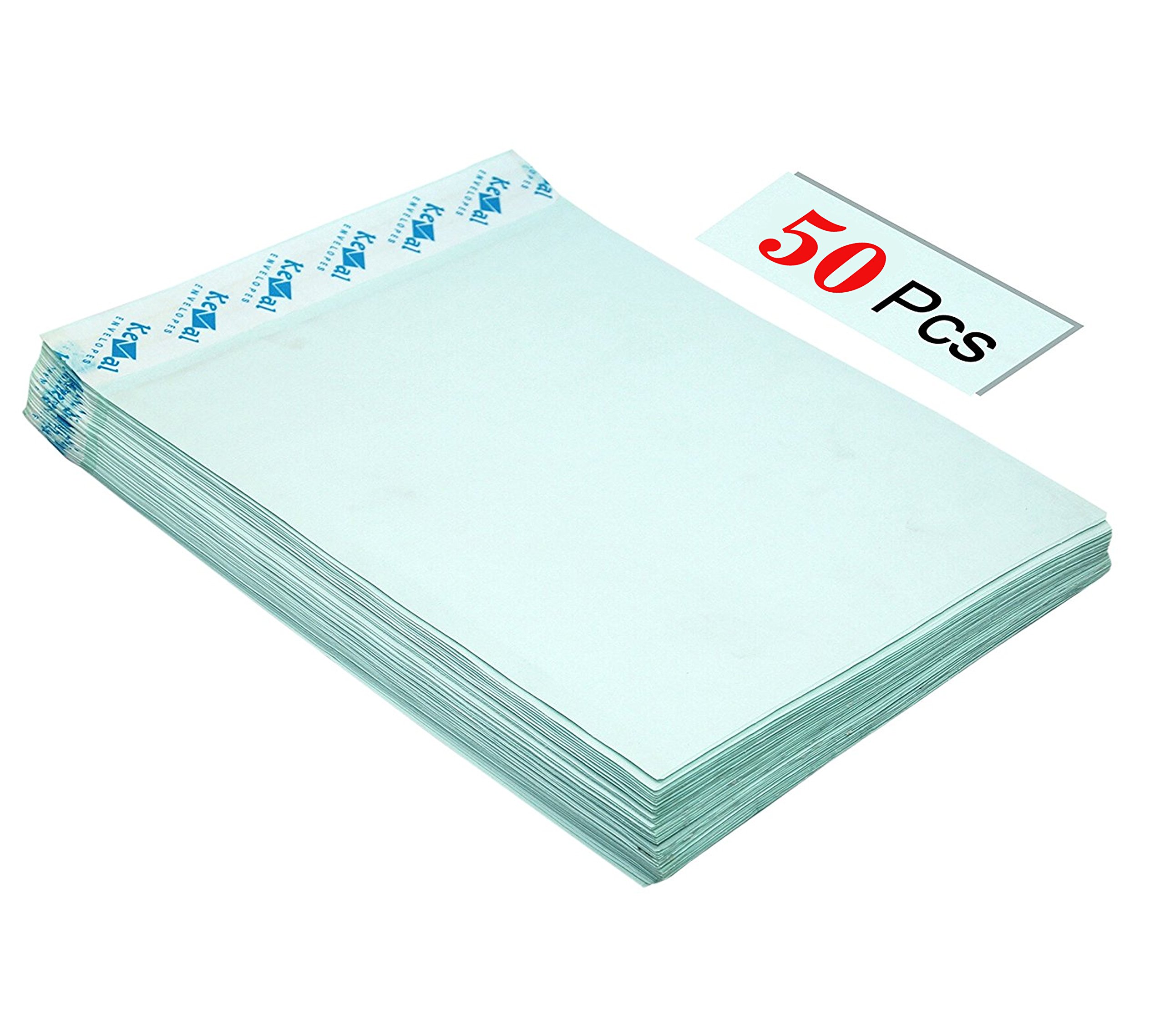 DAHSHA 50 Pcs Polynet Clothlined Catalogue Envelope, A4 Size