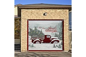 Christmas Cheer Banner for Single Car Garage