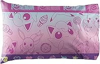 Vista 4 de NORTHWEST Pokemon Full Sized Bed in a Bag Set, Pikachu Eevee, Anime Bedding for Girls Boys, Light and Sweet Ligero y dulce