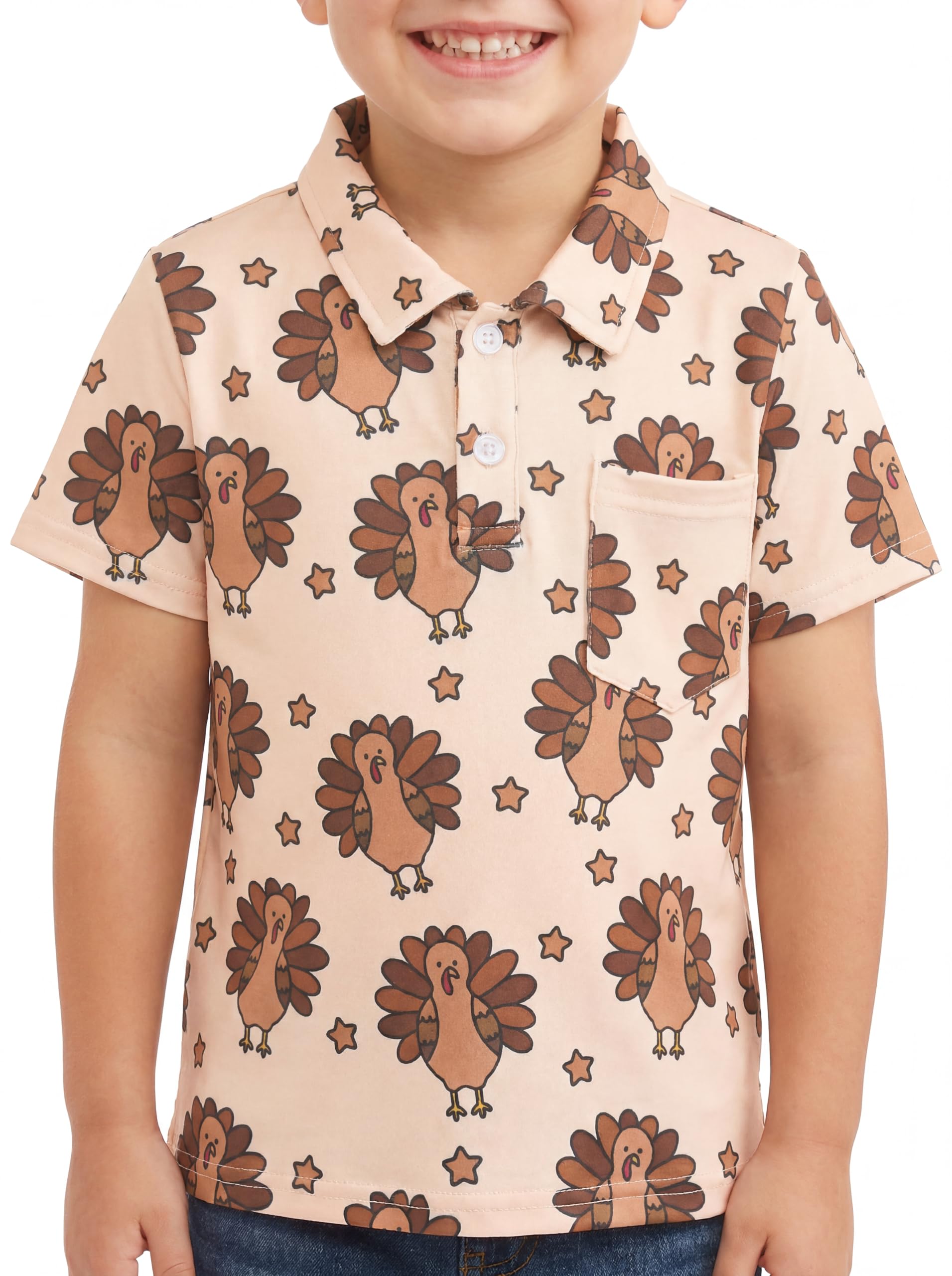 Unique Baby Moisture Wicking Kids Polo Shirts for Toddler Boys Polo Shirt