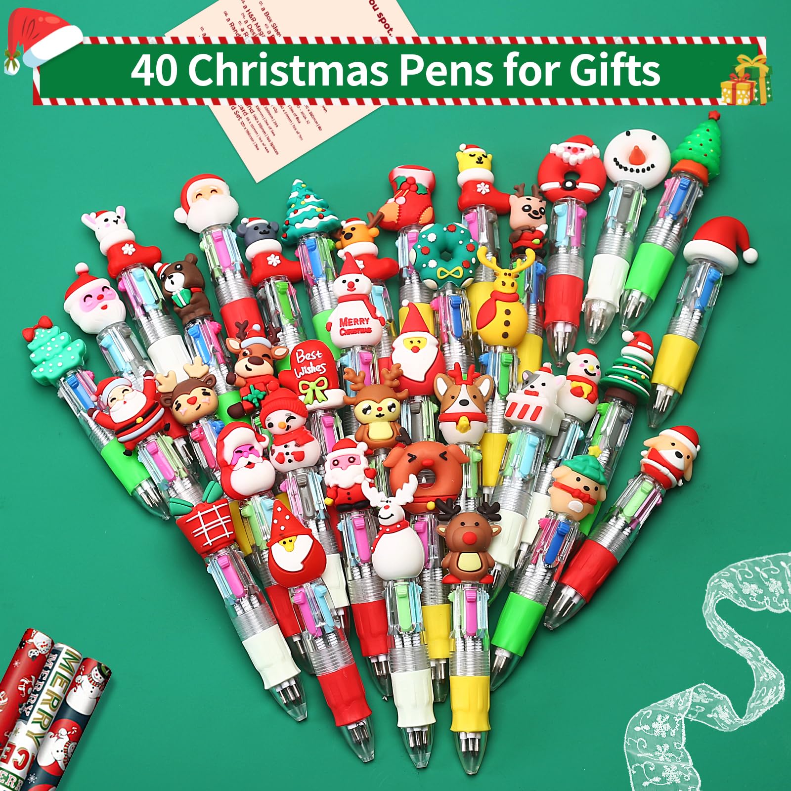 65 Mini Bolígrafos Multicolor En Uno 4 En 1 Lindos Bolígrafos Para