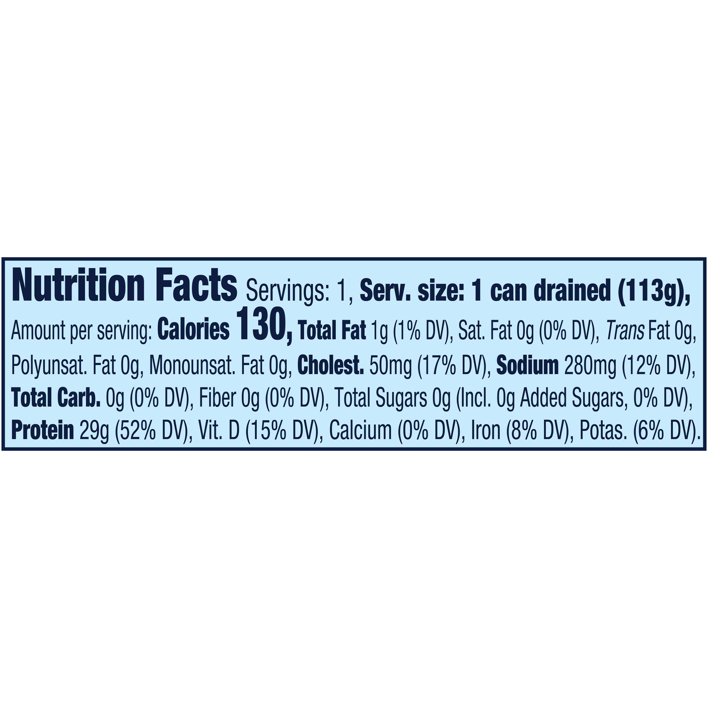 Chicken of the Sea Solid White Premium Albacore Tuna in Water, 5 oz. Can (Pack of 1), Wild Caught Tuna