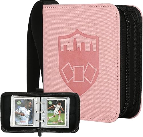 Miniatura 8 de GERMUN Carpeta Toploader con capacidad para 288 cargadores superiores, 9 bolsillos superiores con fundas para cargadores superiores de 3 x 4