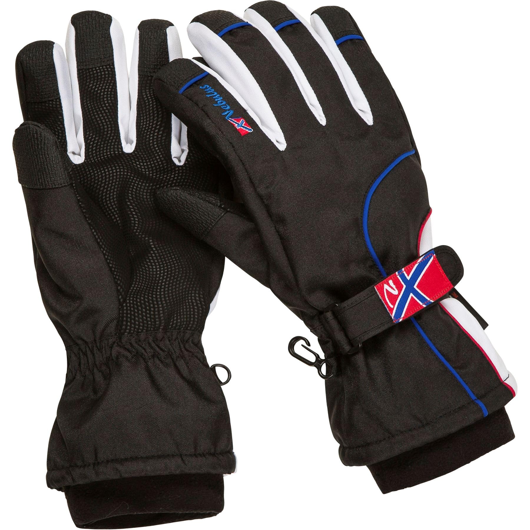 Nebulus Skihandschuhe Snowboardhandschuhe schwarz, Klassische, Wasserdicht, Warm, Praktisch, Hochwertig, Herren, Männer, Wintersportler, Polyester, Handschuhe