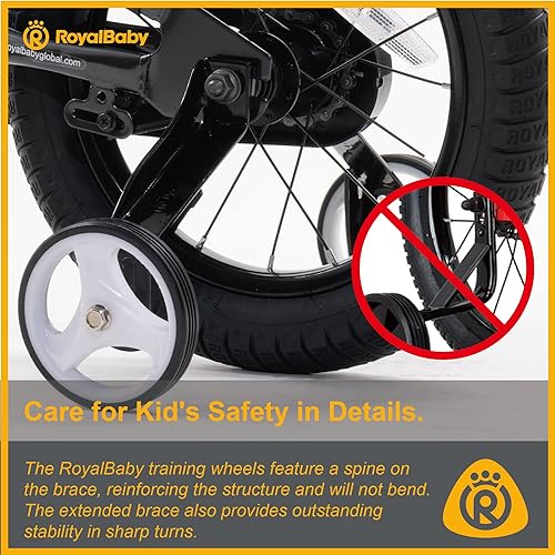Miniatura 9 de RoyalBaby - Bicicleta unisex de estilo libre, 12, 14, 16, 18, 20 pulgadas, para niños de 3 a 12 años, múltiples opciones de color