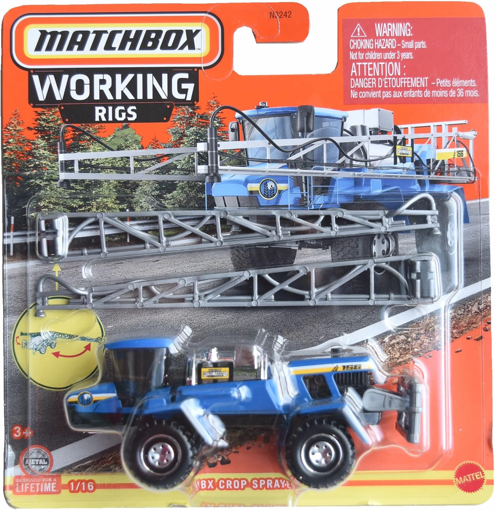 MBX Crop Sprayer, Working Rigs 1/16 [Blue]