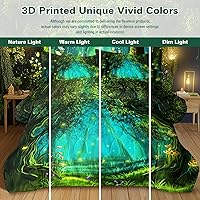 Vista 94 de SOULZZZ Juego de ropa de cama retro hippie tamaño matrimonial, edredón floral de hongos margaritas para niñas y mujeres, edredón negro con 2 fundas