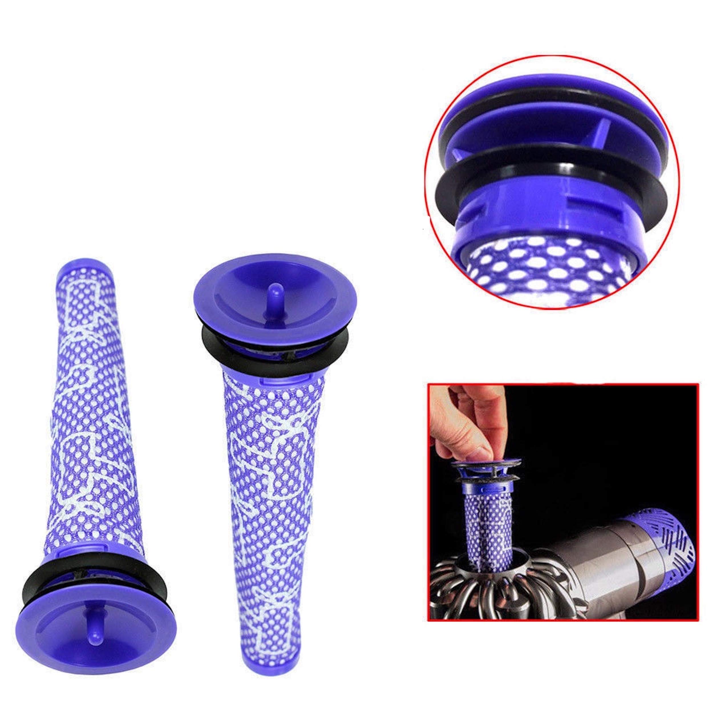 Covienapp 2 Ensembles Filtres Rechange Dyson V6 - Compatible Absolute Animal Motorhead