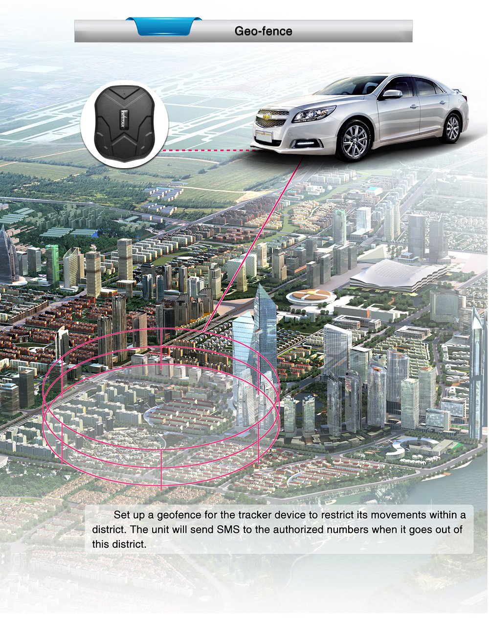 GPS Tracker con calamita per auto/veicolo/Van Truck Fleet Management localizzatore GPS in tempo reale precise location dispositivo impermeabile lungo standby antifurto allarme free Tracking Platform