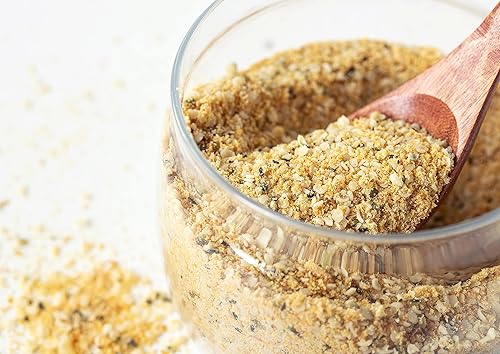Miniatura 6 de Mezcla de semillas orgánicas de lino y cáñamo, 8 onzas, mezcla sin OMG de corazones de cáñamo crudos y semillas de lino doradas molidas en frío,