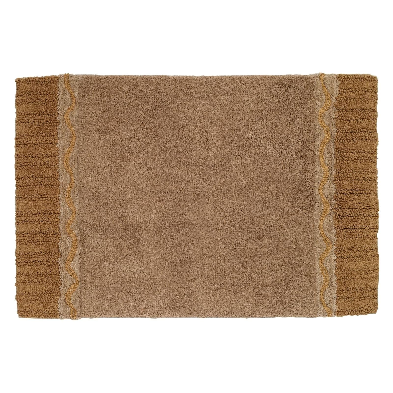Bath Mat Cotton Bath Rug Skid Oppose Bathroom Decor