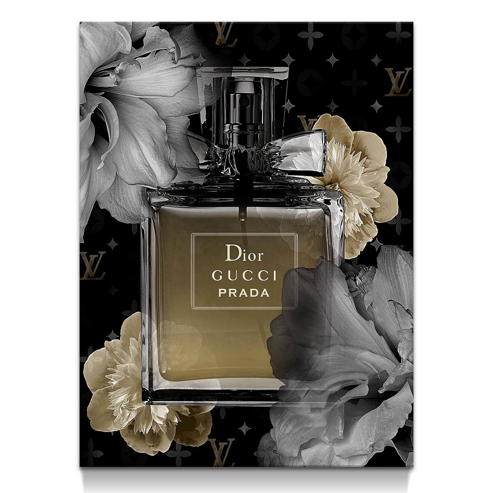 Luxury Perfume Artwork Framed W Glass Front 80x120cm main image 1