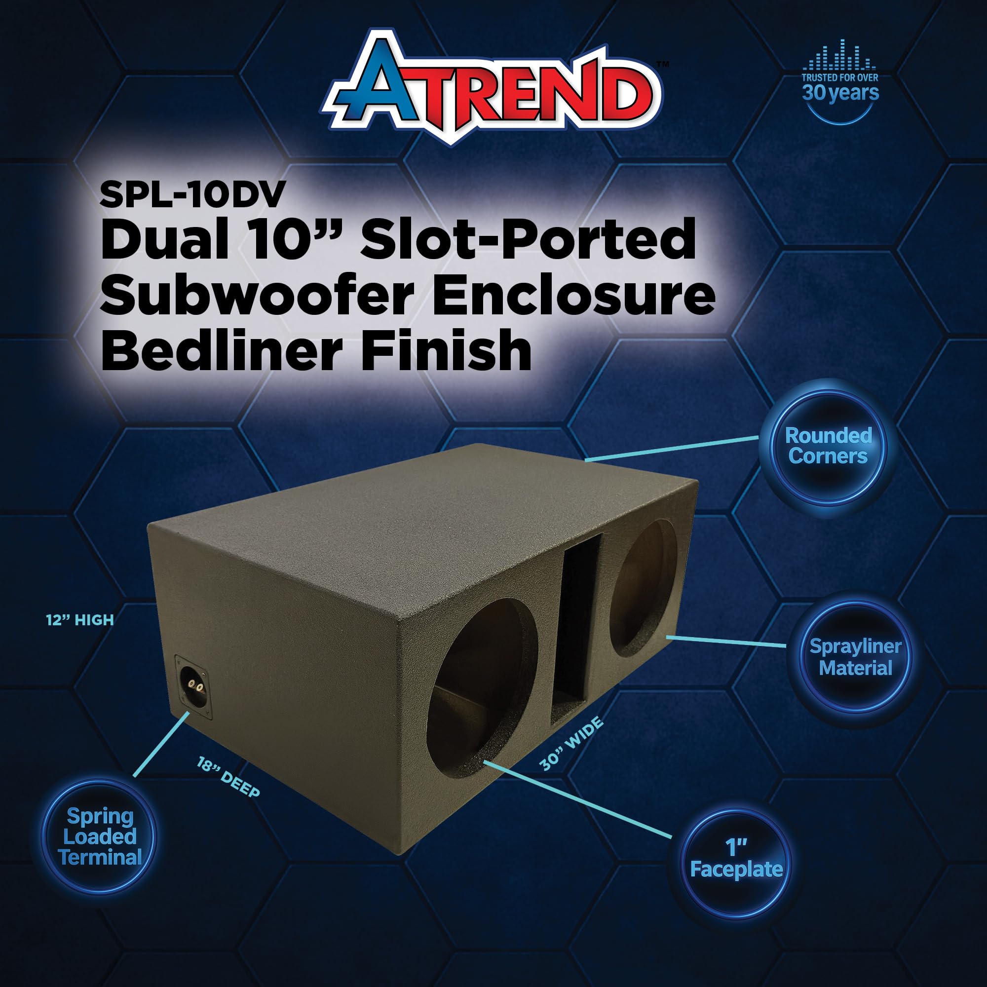 Amazon.com: Atrend SPL-10DV Dual 10