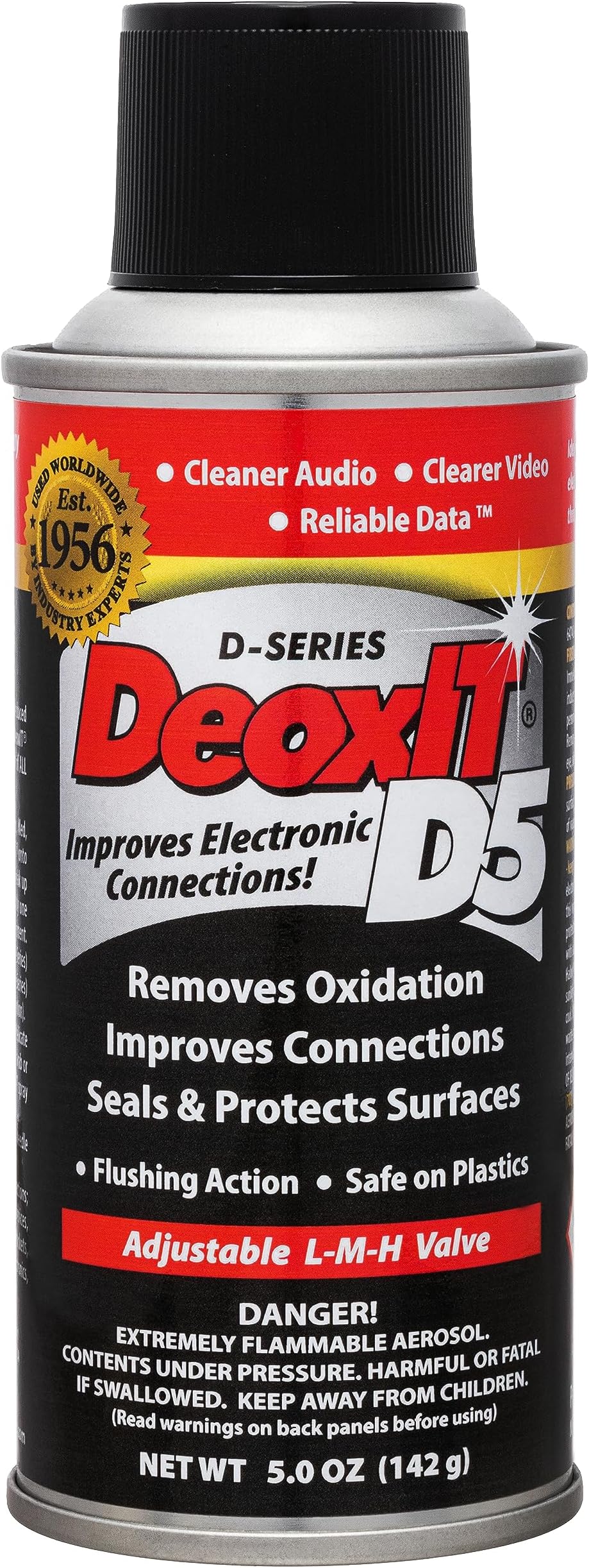 CAIG DeoxIT D5S-6 Contact Cleaner Spray