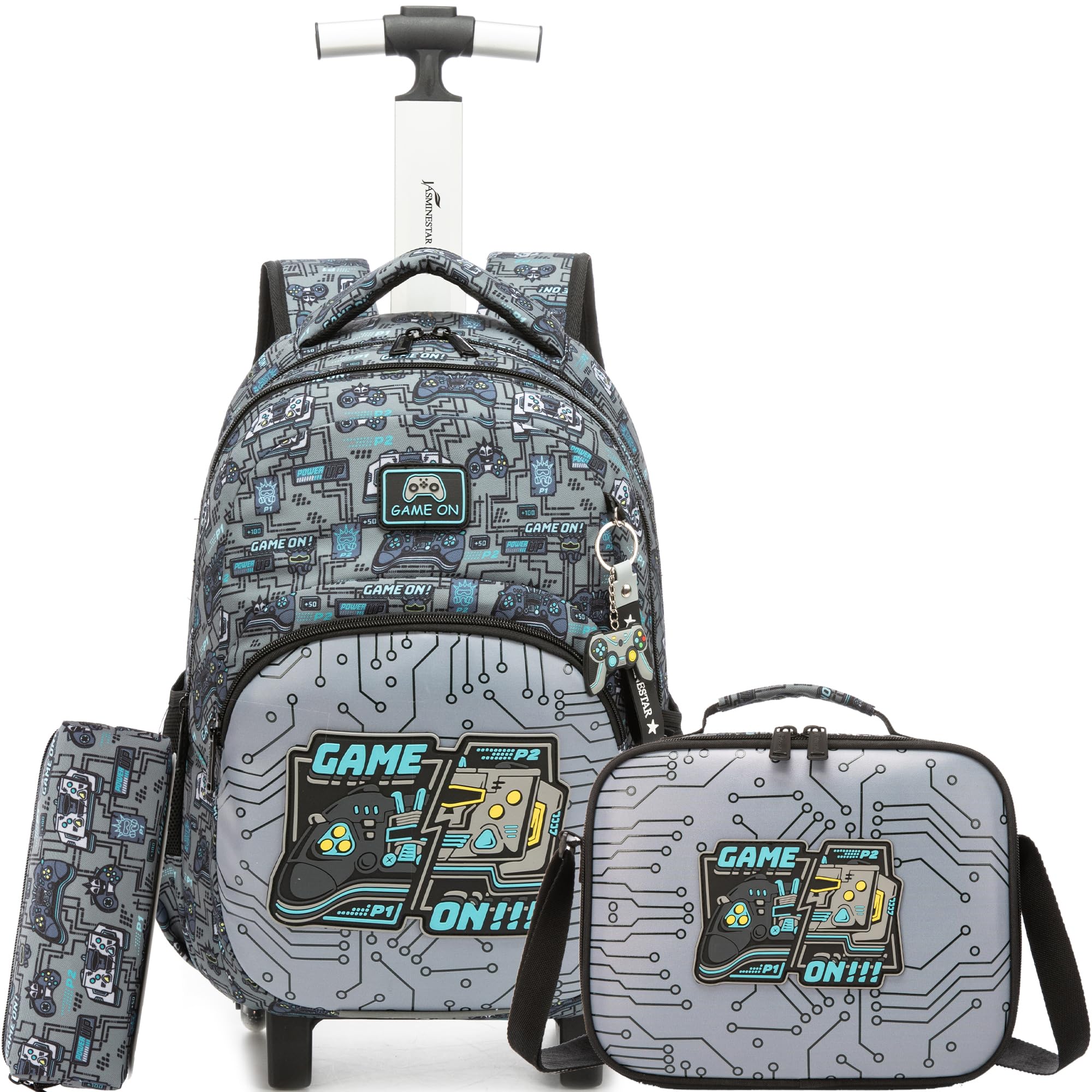 HTgroce Mochila con Ruedas Niños Primaria Ergonómica – Carrito Escolar Infantil– Mochila de Gran Capacidad para Colegio y Viaje