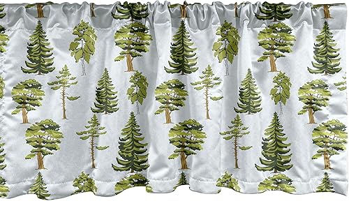 Miniatura 9 de Ambesonne Cenefa de ventana de escamas de pescado, patrón de squama japonés con suave cambio de color marina, cola de sirena de fantasía marina,