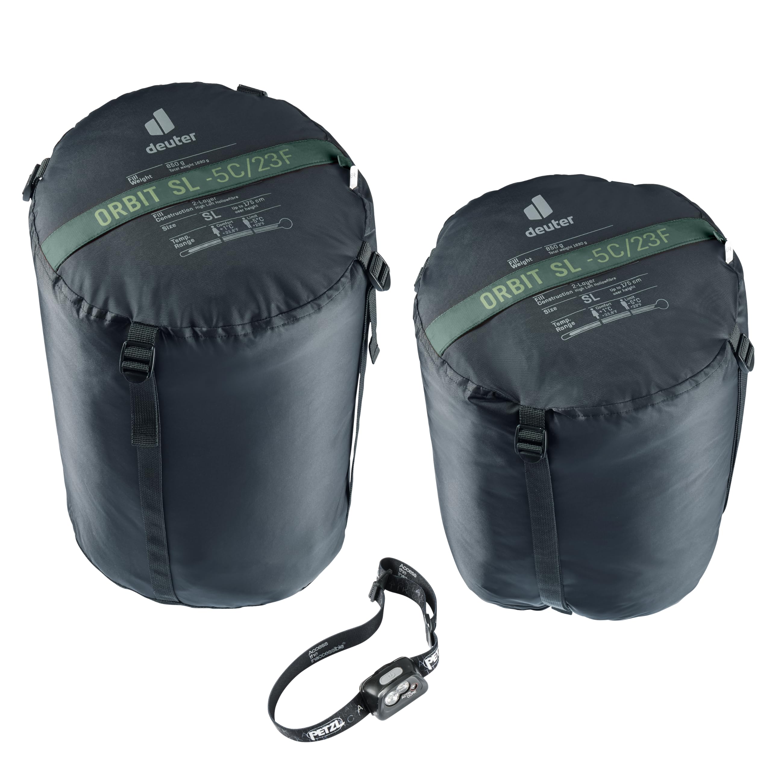 deuter Orbit SL -5C/23F Saco de Dormir de Fibra sintética para Mujer